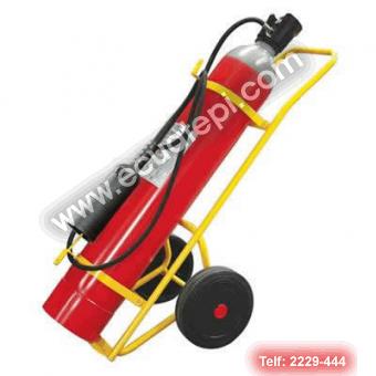 Extintores Satelitales :  >DIOXIDO DE CARBONO CO2